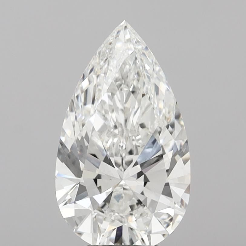 Pear 5.01ct F VVS2