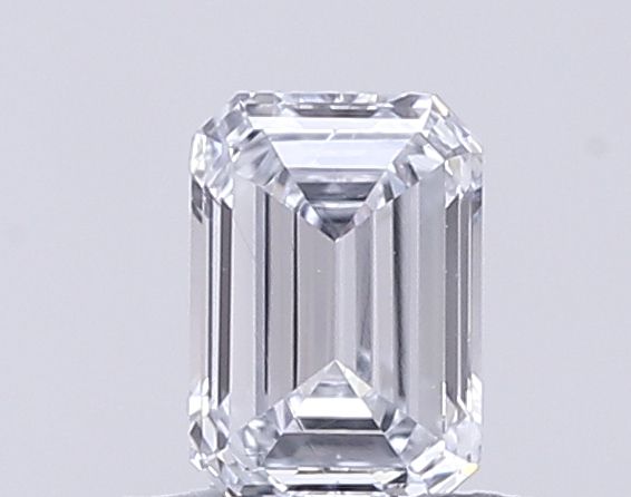 Emerald cut natural diamond with certified clarity and brilliance, ideal for engagement rings