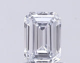 Emerald cut natural diamond with certified clarity and brilliance, ideal for engagement rings