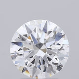 Round brilliant cut diamond with exceptional sparkle and clarity, ideal for engagement rings and fine jewelry.
