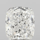 Radiant cut diamond with brilliant facets, natural or lab-grown, certified quality