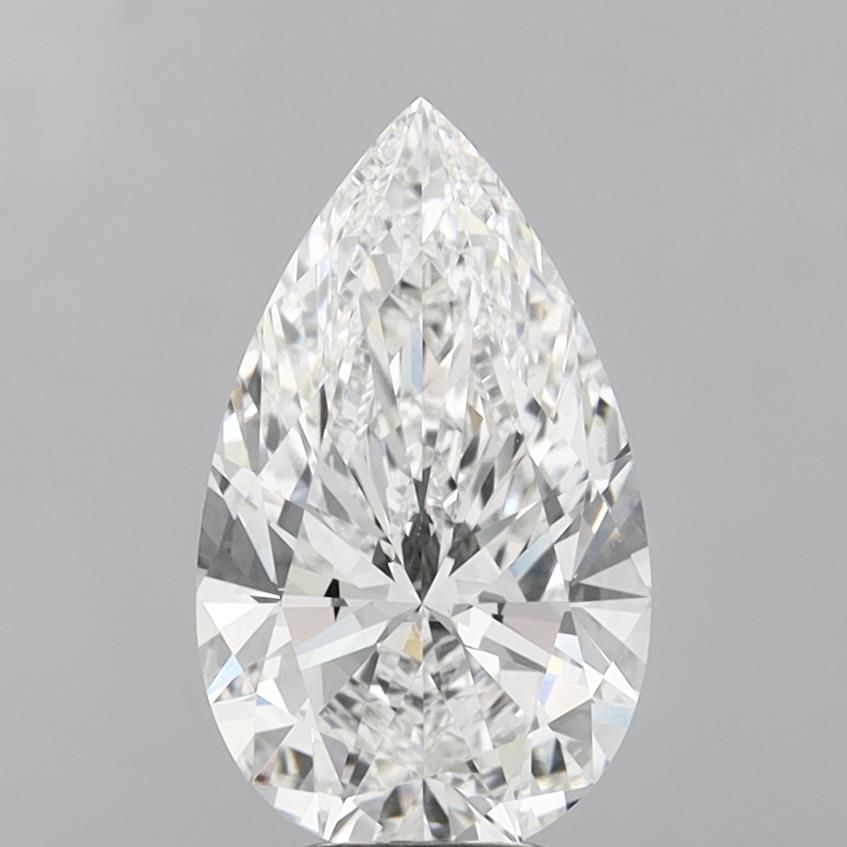Pear 5.01ct F VVS2
