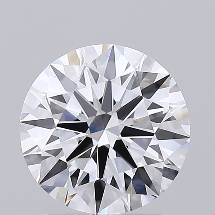 Round brilliant cut natural diamond with exceptional sparkle and clarity, ideal for engagement rings
