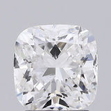 Sparkling cushion cut diamond with brilliant facets, ideal for engagement rings and fine jewelry