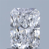 Radiant cut diamond with brilliant facets, natural or lab-grown, certified for quality and sparkle.