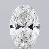 Oval cut natural diamond with brilliant facets and certified clarity, ideal for engagement rings