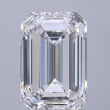 Emerald cut diamond with brilliant facets, showcasing clarity and sparkle for engagement rings or fine jewelry.