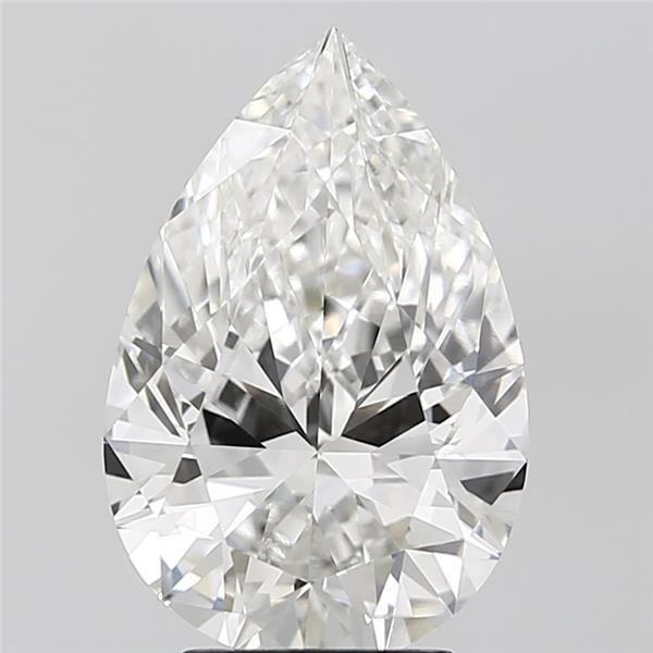 Pear 4.01ct F VVS2