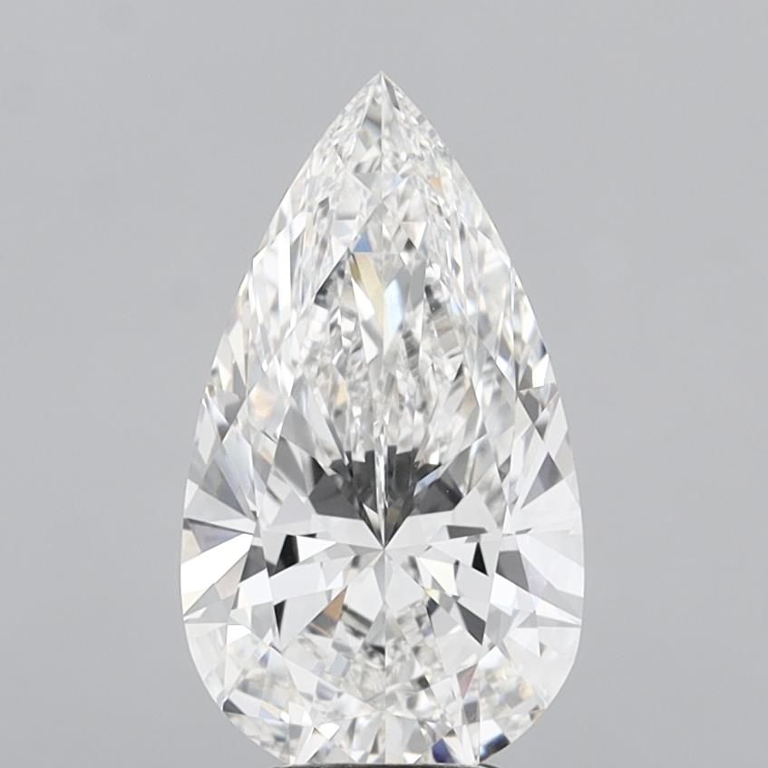Pear 5.01ct F VVS2