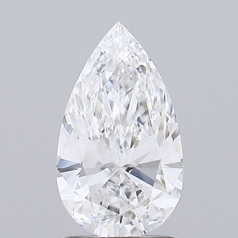 Pear 1.37ct D VVS2