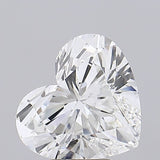 Sparkling heart-shaped diamond, ideal for custom engagement rings and fine jewelry designs.