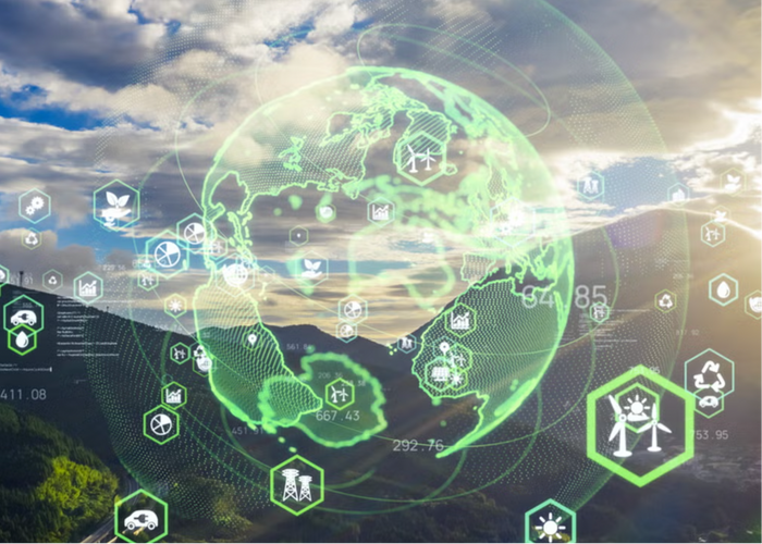 Future green innovation technology earth