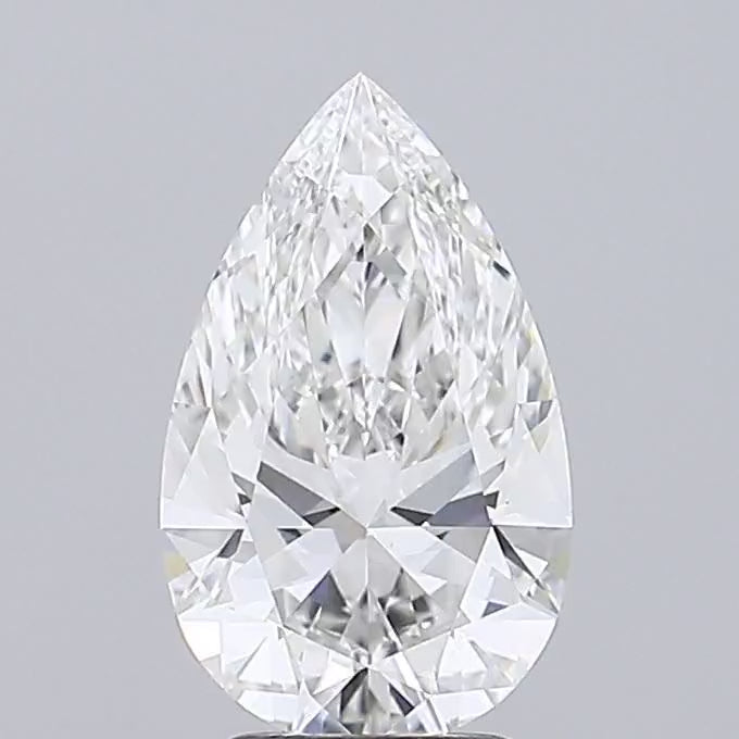 Pear 3.08ct F VVS2