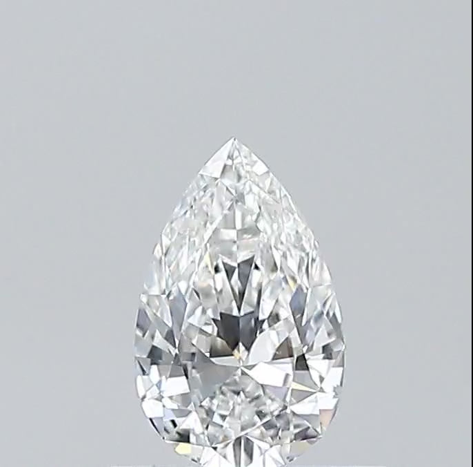 Pear 0.38ct F VS2