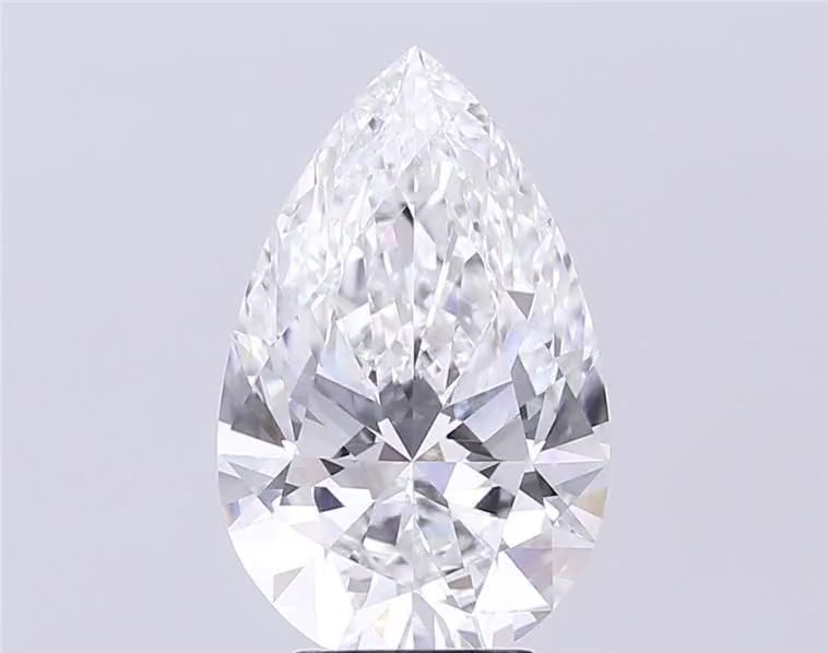 Pear 4.71ct E VS1