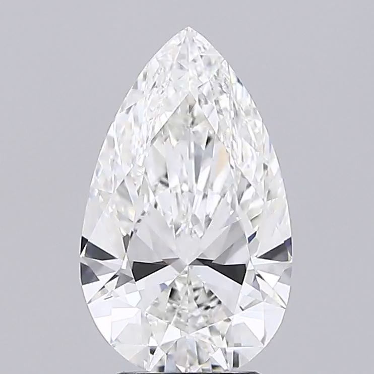 Pear 4.08ct F VVS2