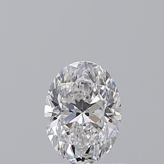 Oval 0.70ct D IF