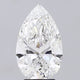 Pear 4.05ct F VVS2