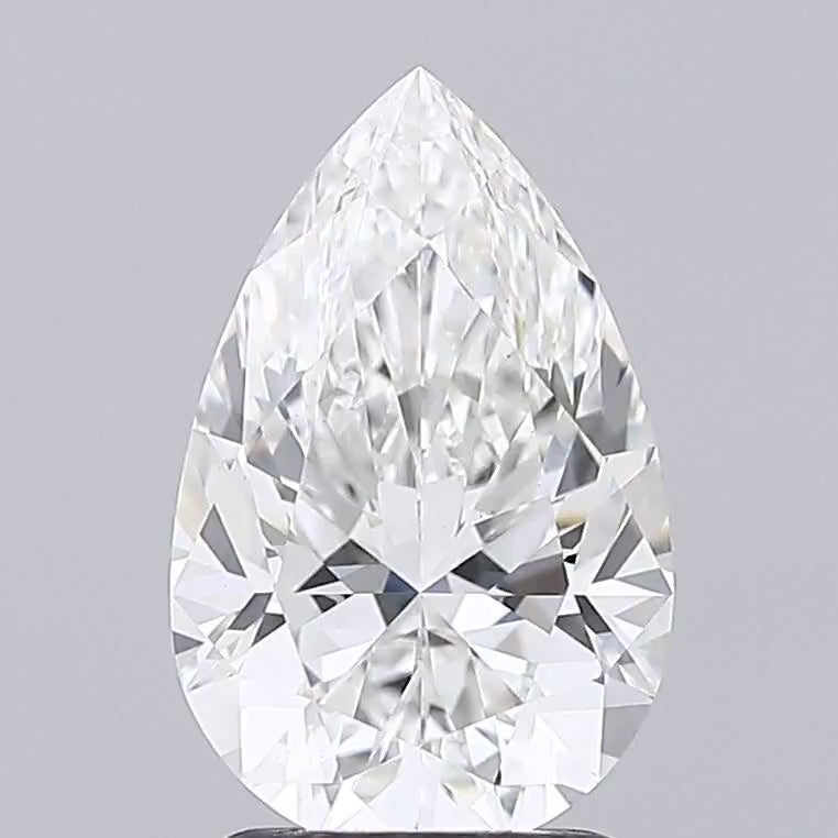 Pear 2.21ct F VVS2