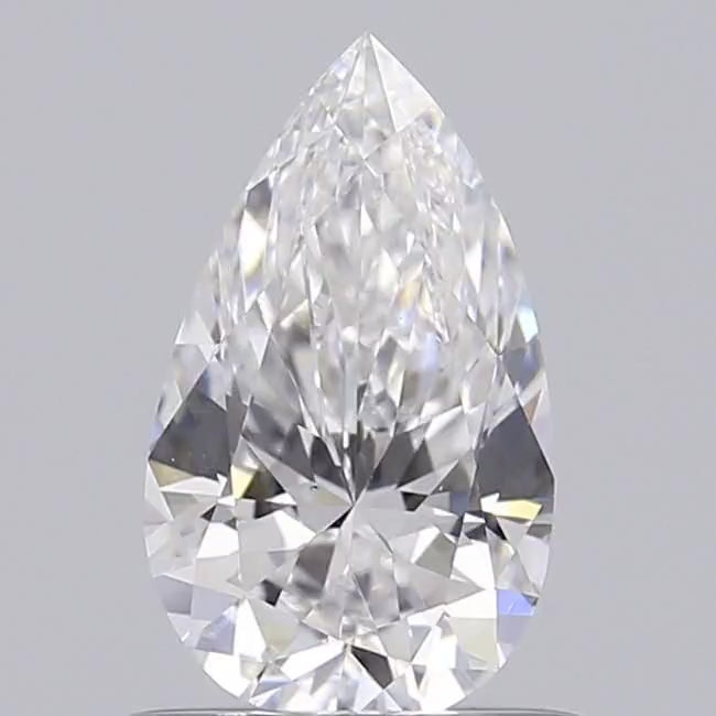 Pear 0.66ct D VS1