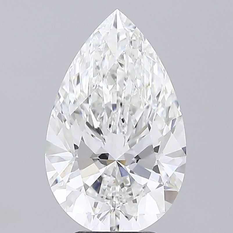 Pear 5.05ct F VVS2