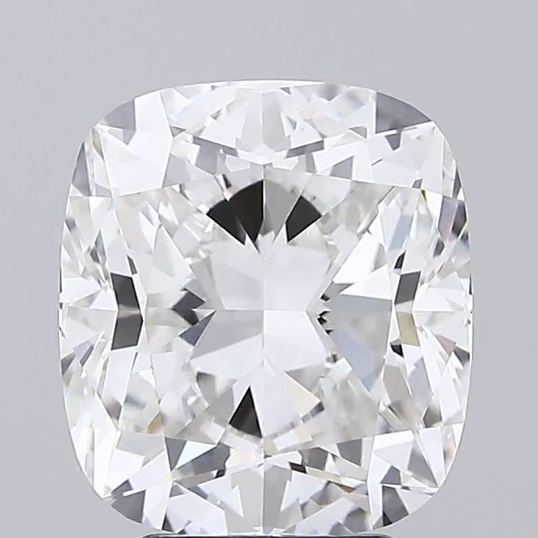 Cushion modified 3.96ct E VVS2