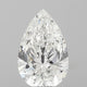 Pear 5.00ct F VVS2