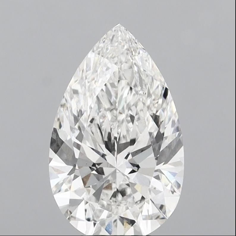 Pear 5.02ct F VVS2