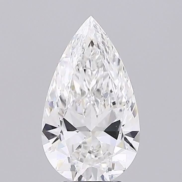 Pear 3.59ct F VVS2