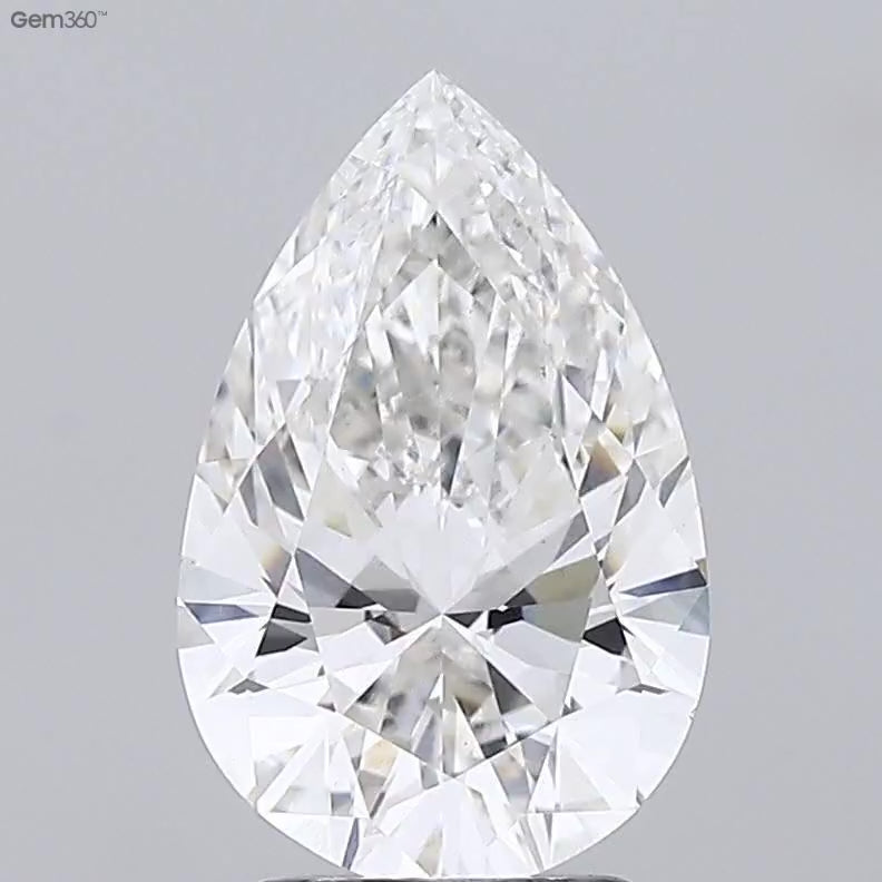 Pear 2.62ct F VVS2
