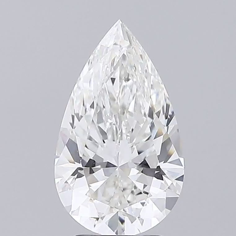 Pear 3.61ct F VVS2