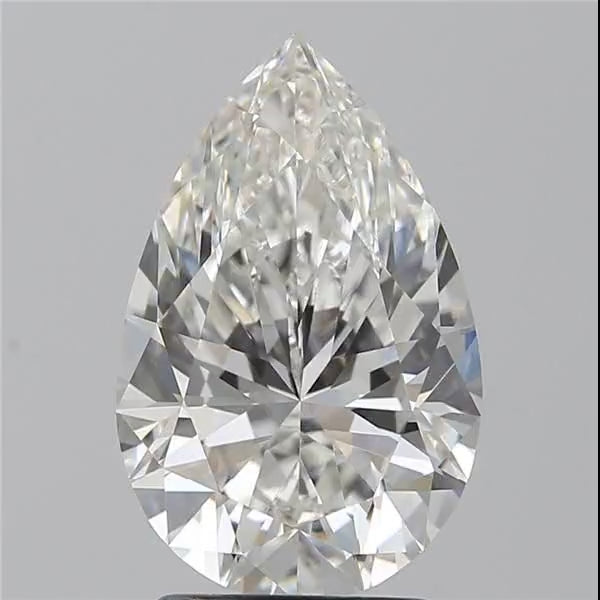 Pear 2.42ct F VVS2