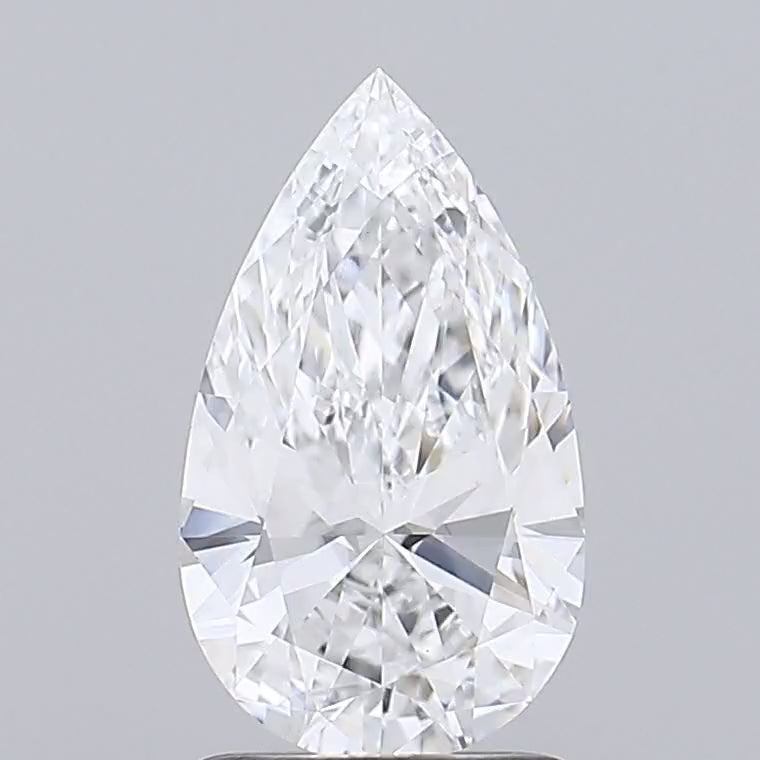 Pear 1.37ct D VVS2
