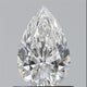 Pear 0.70ct F VVS1
