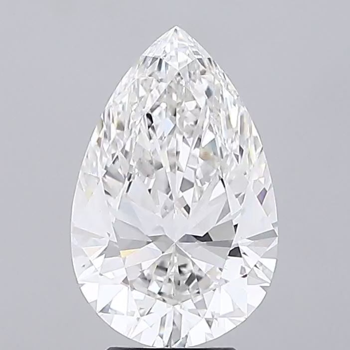 Pear 5.02ct F VVS2