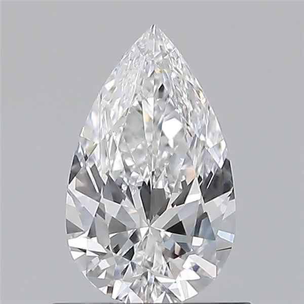 Pear 0.70ct D IF