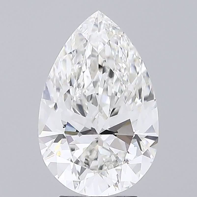 Pear 4.11ct F VVS2