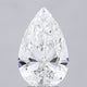 Pear 4.53ct F VVS2
