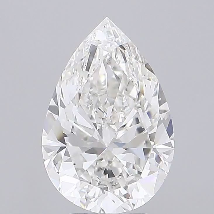 Pear 5.02ct F VVS2